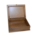Κουτί βιβλιόσχημο με έμβλημα του 2ου ΕΤΕΘ (Οξιάς, 26.5 x 19 x 7 cm)