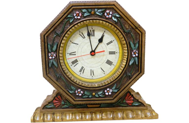 Ρολόι  (Καρυδιά, 38.5 x 27 x 8 cm)