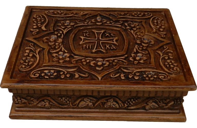 Λειψανοθήκη (Οξιά, 26 x 20.5 x 7 cm)