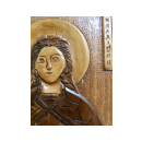 Εικόνα Ξυλόγλυπτη - Αγία Καλλιόπη (Οξιά, 19 x 25 x 1.5 cm)