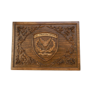 Κουτί βιβλιόσχημο με έμβλημα της 71ης Αερομεταφερόμενης Ταξιαρχίας «ΠΟΝΤΟΣ» (Οξιάς)